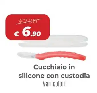 Cucchiaio in silicone con custodia