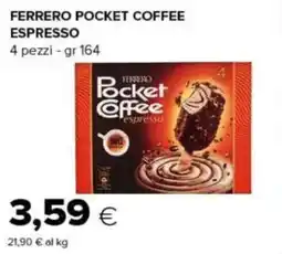 Oasi Ferrero Pocket Coffee Espresso offerta
