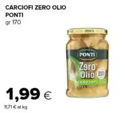 Oasi Carciofi zero olio Ponti offerta