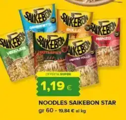 Oasi Noodles Saikebon Star offerta