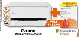 Expert Canon Stampante Pixma TS4150I offerta