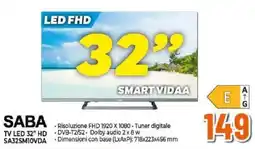 Expert SABA TV LED 32" HD offerta