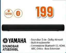 Expert Yamaha Soundbar ATSB300BL offerta