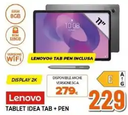 Expert Lenovo Tablet Idea Tab + Pen offerta