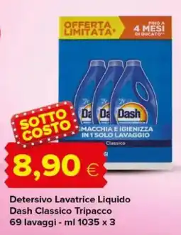 Oasi Detersivo Lavatrice Liquido Dash Classico offerta
