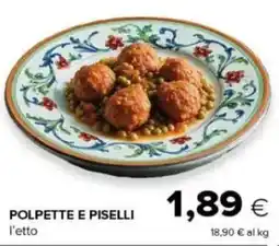 Oasi Polpette e piselli offerta