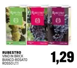 Emporio Amato Rubestro vino in brick offerta