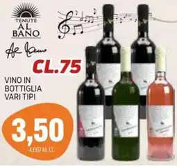 Emporio Amato Vino in bottiglia vari tipi offerta