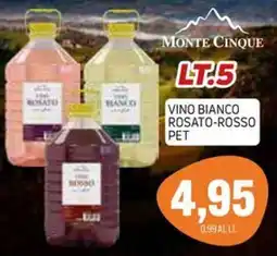 Emporio Amato Monte Cinque Vino Bianco Rosato-Rosso offerta