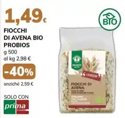 Basko Fiocchi di avena bio probios offerta