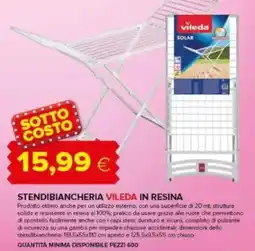 Oasi Stendibiancheria Vileda in resina offerta