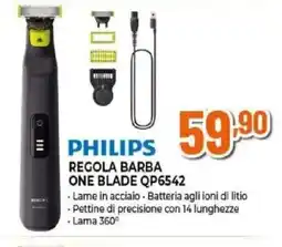 Expert Philips regola barba one blade qp6542 offerta