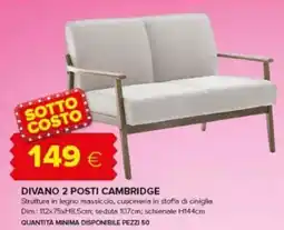 Oasi Divano 2 posti Cambridge offerta