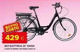 Oasi Bici elettrica 26" E4000 offerta