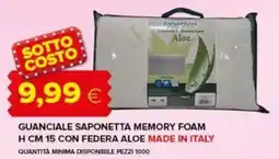Oasi Guanciale saponetta memory foam offerta