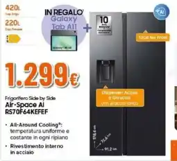 Expert Frigorifero Side by Side Air·Space Ai offerta