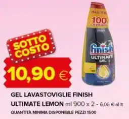 Oasi Gel lavastoviglie Finish Ultimate Lemon offerta