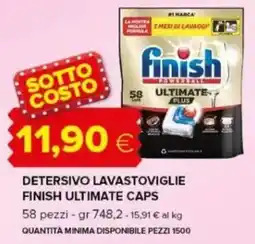 Oasi Detersivo lavastoviglie Finish Ultimate Caps offerta