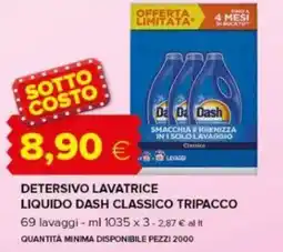 Oasi Detersivo lavatrice liquido Dash classico offerta
