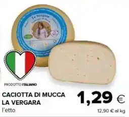 Oasi Caciotta di mucca La Vergara offerta