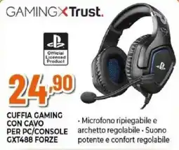 Expert Cuffia gaming con cavo per pc/console gxt488 forze offerta