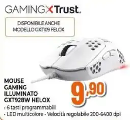 Expert Mouse gaming illuminato GXT928W Helox offerta