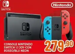 Expert Console Nintendo Switch 1.1 Joy-Con Rosso/Blu Neon offerta