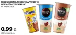 Oasi Nesquik Shake/Nescafé Cappuccino/Nescafé Latte Espresso offerta