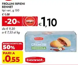 Bennet Frollini ripieni Bennet offerta