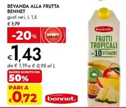 Bennet Beveranda alla frutta Bennet offerta
