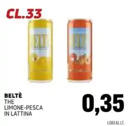 Emporio Amato Beltè the limone-pesca in lattina offerta