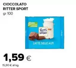 Oasi Cioccolato Ritter Sport Latte delle Alpi offerta
