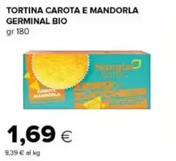 Oasi Tortina carota e mandorla germinal bio offerta