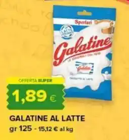 Oasi Galatine al latte offerta