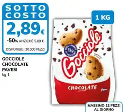 Basko Gocci ole chocolate Pavesi offerta