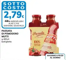 Basko Passata di pomodoro Mutti offerta