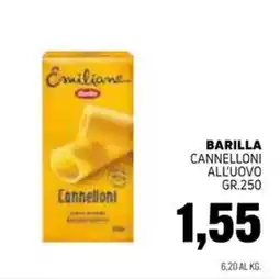 Emporio Amato Barilla Cannelloni all'uovo offerta