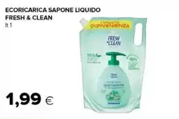 Oasi Ecoricarica sapone liquido fresh & clean offerta