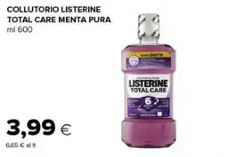 Oasi Collutorio Listerine Total Care Menta Pura offerta