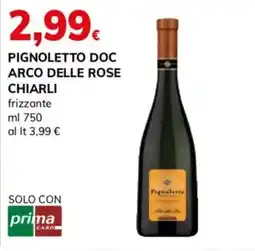 Basko Pignoletto Doc Arco delle Rose Chiarli offerta