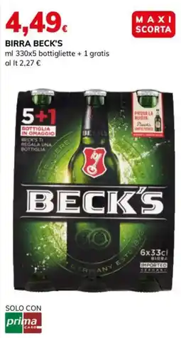 Basko Birra Beck's offerta