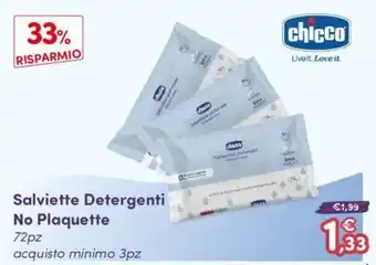 Salviette Detergenti Chicco No Plaquette