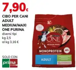 Basko Cibo per cani adult one purina offerta
