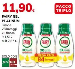 Basko Fairy gel platinum limone offerta