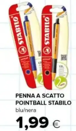 Oasi Penna a scatto pointball stabilo offerta
