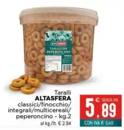Altasfera Taralli Altasfera peperoncino offerta
