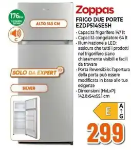 Expert Zoppas frigo due porte offerta