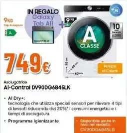 Expert Asciugatrice Ai-Control offerta