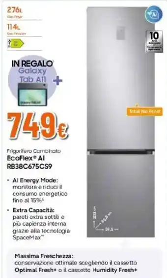 Frigorifero Combinato EcoFlex® AI