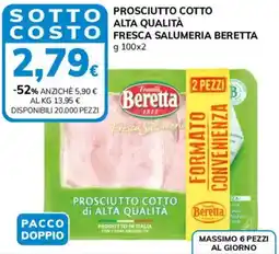 Basko Prosciutto cotto di alta qualità Beretta offerta